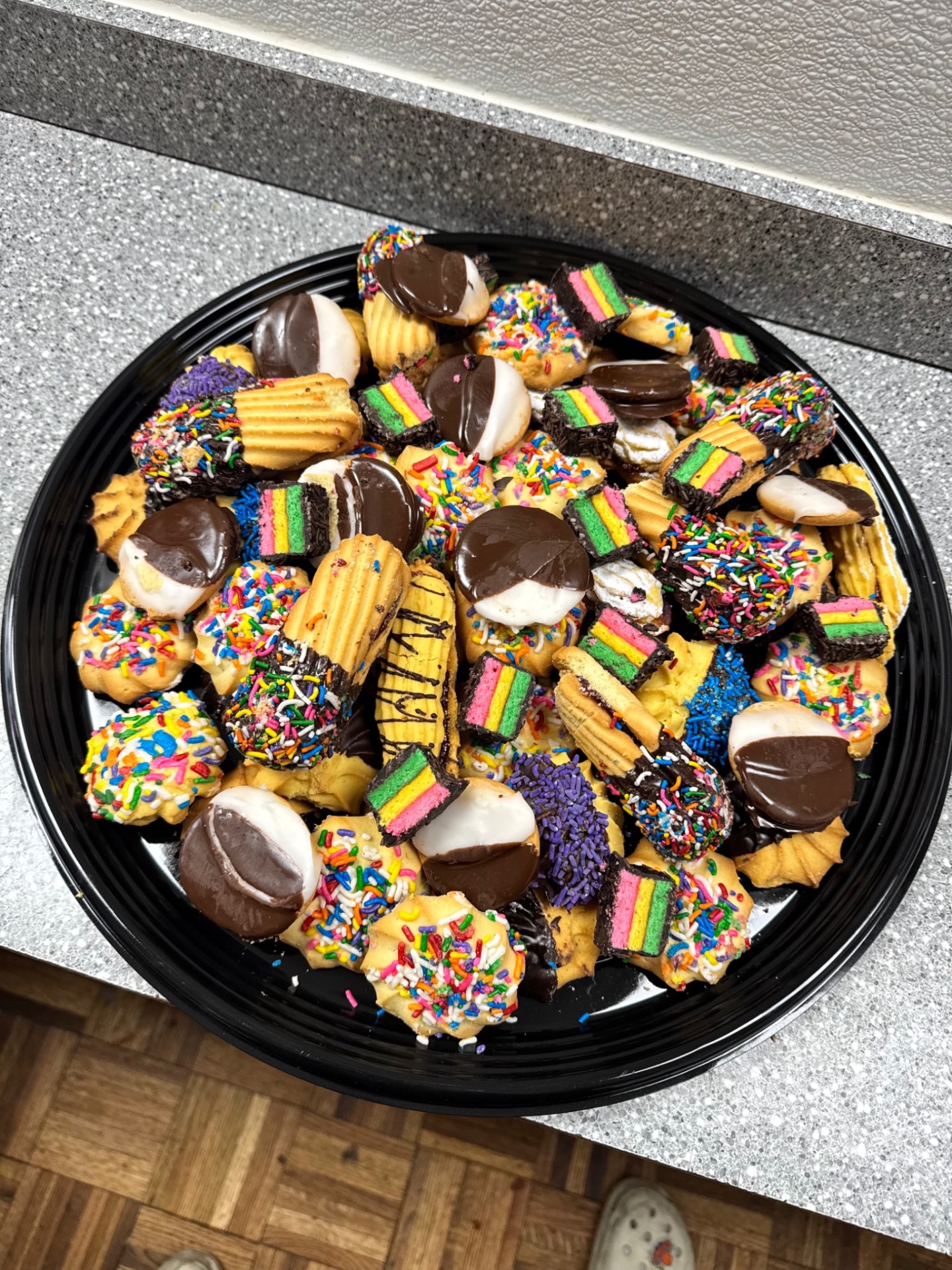 Assorted Italian cookie platter